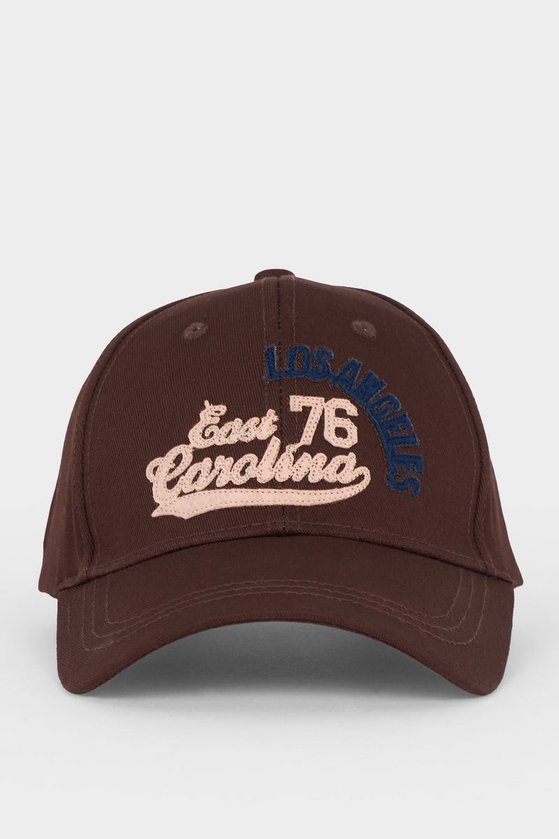 DeFacto Brown Woman Woman Applique Cotton Cap Casual - Image 5